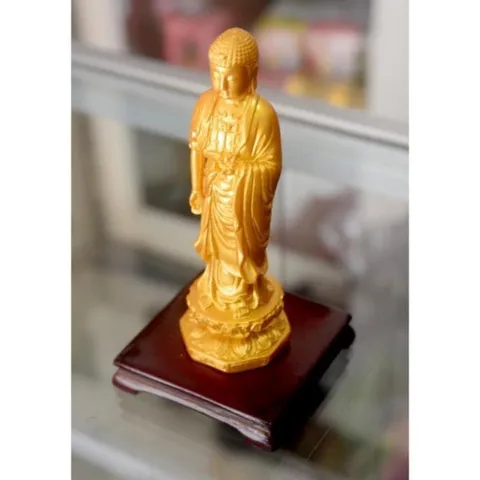 Tượng Đức Phật A Di Đà đứng cao 13cm 4 MÀU 841095