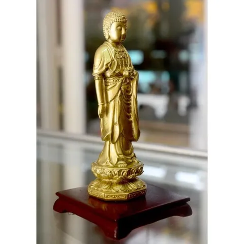 Tượng Đức Phật A Di Đà đứng cao 13cm 4 MÀU 841095