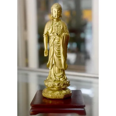 Tượng Đức Phật A Di Đà đứng cao 13cm 4 MÀU 841095