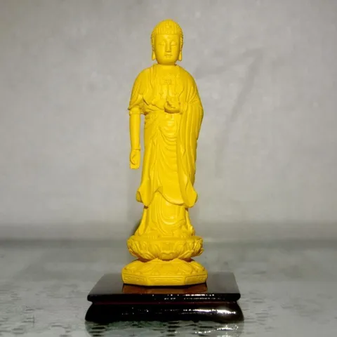 Tượng Đức Phật A Di Đà đứng cao 13cm 4 MÀU 841095