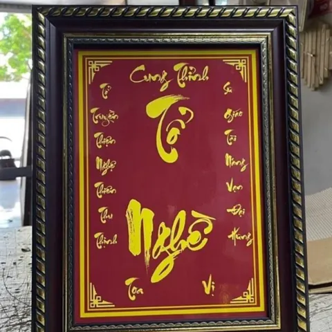 Tranh thờ Tổ Nghề, KT 20*30, 30*40 ( có khung )  CÓ HOẢ TỐC 841097