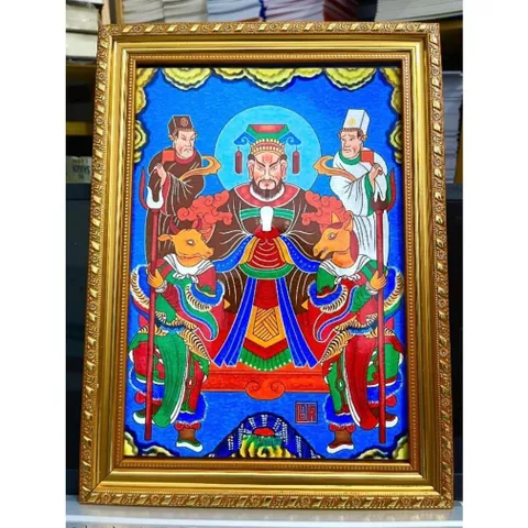 Khung  Tranh DIÊM VƯƠNG treo tường hoặc thờ cúng 841109
