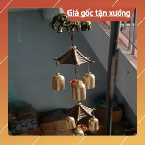 Chuông gió nhôm 2 tầng 6 chuông ĐẸP 841165