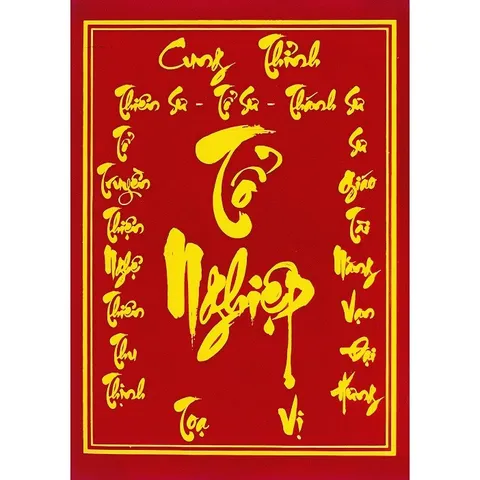 Khung Tranh TỔ NGHIỆP (TỔ NGHỀ) - Có khung  có hoả tốc 3 CỠ 841179