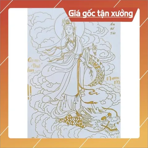 Combo 3 quyển tô tranh mờ giấy A4 ( Đức Phật, Bồ tát, Địa tạng) gáy lò xo tặng 1 vỏ bút + 9 ngòi tô 841185
