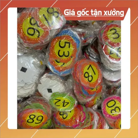 Bộ hoa số từ 0 đến 100 ép plastic tặng kèm 5 dấu, sẵn nam châm lá hoả tốc hcm 841189