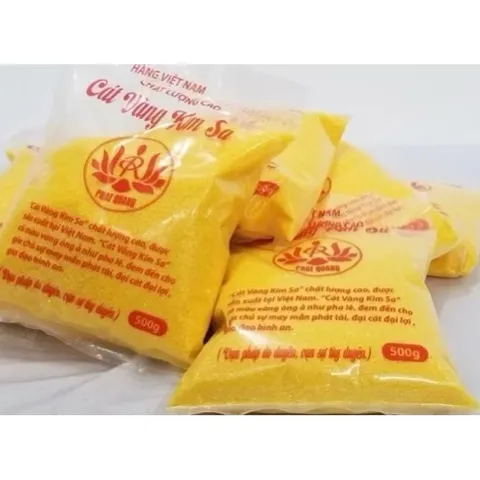 CÁT KIM SA VÀNG HÀNG LOẠI 1 CHẤT LƯỢNG CAO 1 KÍ VÀ BỊCH NỮA KÍ 841227