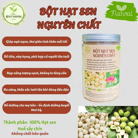 1 HỦ 500GR BỘT CHUỐI XANH + HẠT SEN + BỘT ĐẬU XANH RAU MÁ +  BỘT MÈ ĐEN NGUYÊN CHẤT NHÀ LÀM 841255