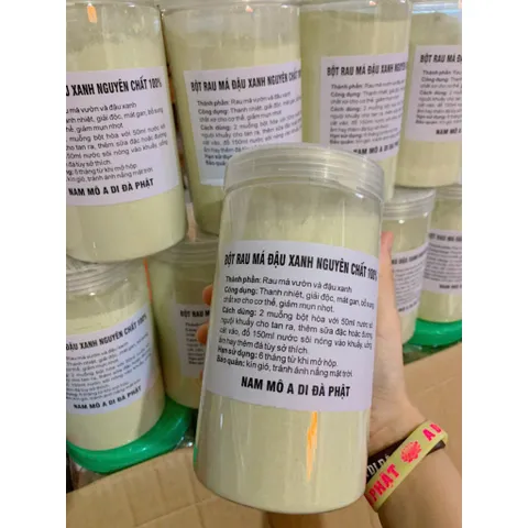 1 HỦ 500GR BỘT CHUỐI XANH + HẠT SEN + BỘT ĐẬU XANH RAU MÁ +  BỘT MÈ ĐEN NGUYÊN CHẤT NHÀ LÀM 841255