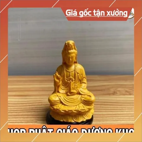 10  tượng phật quan thế âm 5,5cm nhiều màu  gieo duyên 841285