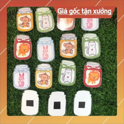 Set 4 nhân vật chia đội kèm nam châm CÓ keo dán 841335