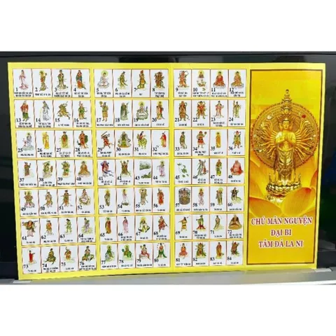 TỜ IN - 10 tờ CHÚ ĐẠI BI gieo duyên a4 (phí sàn 6k) 841349