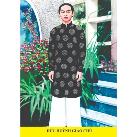 Khung Tranh ĐỨC HUỲNH GIÁO CHỦ - Phật giáo Hòa Hảo ( có khung )  có hoả tốc 3 CỠ 841384