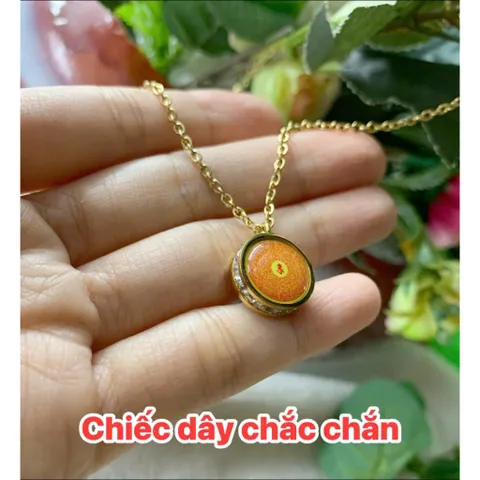 Dây chuyền thủ lăng nghiêm vàng đá cao cấp