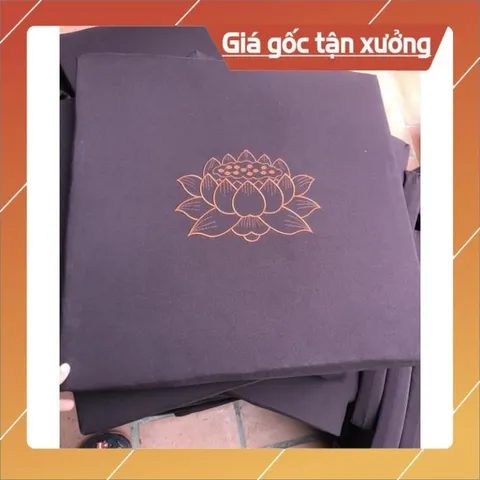 Nệm Ngồi Thiền - Tọa Cụ Ngồi Thiền Niệm Phật - Dày 5cm NÂU ĐEN 841437