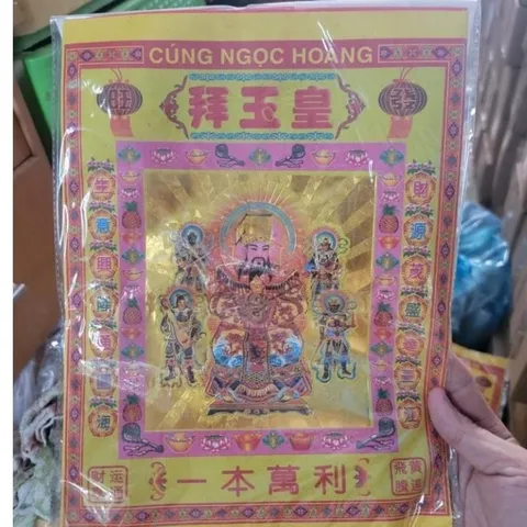 Bộ Giấy Cúng Trời - CÚNG CHA NGỌC HOÀNG Mùng 9 Ngọc Hoàng Đài Loan Việt Hóa Sỉ Lẻ