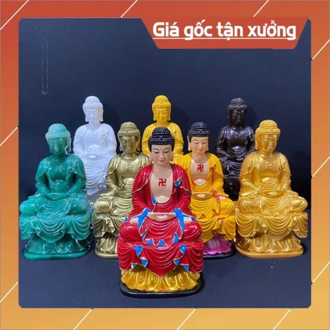 Tượng Phật A Di Đà Cao 18cm Composite nhiều mẫu 841461