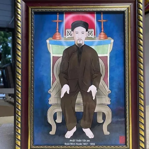 Tranh thờ PHẬT THẦY TÂY AN ( có khung )  CÓ HOẢ TỐC 841471
