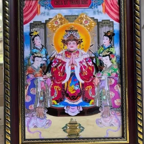 Tranh BÀ CHÚA XỨ THÁNH MẪU - có khung, đủ kích thước cực đẹp 841519