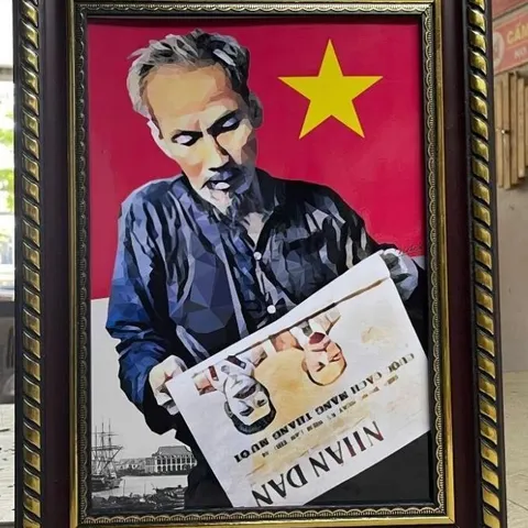 Khung ảnh Bác Hồ ( có khung ) đủ kích thước to nhỏ  CÓ HOẢ TỐC 841528