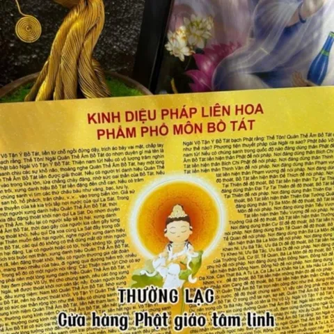 Kinh Phật căn bản,Kinh Diệu Pháp Liên Hoa Phẩm Phổ Môn Bồ Tát, kinh Phật cho người mới tụng, in 2 mặt 841531