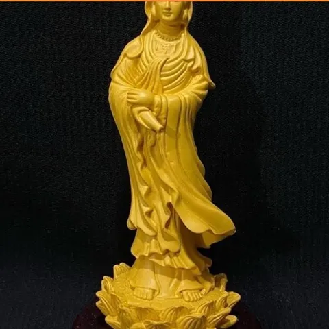Tượng Quan Thế Âm Bồ Tát Cao 13cm Đứng Nhiều Màu CỰC ĐẸP 841560