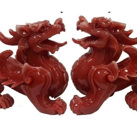 Cặp tỳ hưu CÁNH  đỏ cao cấp 10cm x 15cm cực đẹp - hàng cao cấp - B86 841596