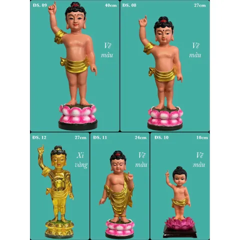GIEO DUYÊN Tượng Phật Đản Sanh  VẺ MÀU NHIỀU CỠ QUÁ ĐẸP LUÔN 841619