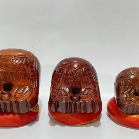 Mõ Tụng Kinh Niệm Phật Việt Nam Tiếng Ấm Vang Tặng Dùi Và Tấm Đệm Lót 3 size 841662
