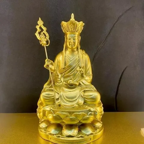 Tượng Địa Tạng ngồi 16cm nhiều màu 841687