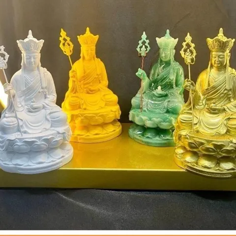 Tượng Địa Tạng ngồi 16cm nhiều màu 841687