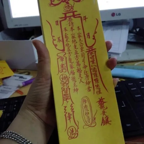 10 tờ Cốt bát nhang thờ thổ công kích cỡ 6x21cm - đã phù 841680