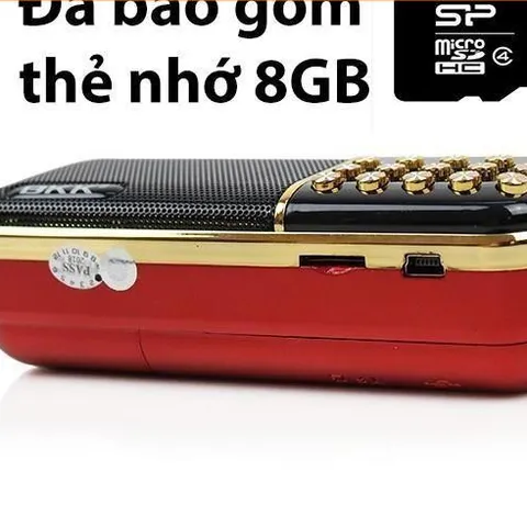 Đài giảng Pháp thiền sư Thích Nhất Hạnh trọn bộ craven + thẻ + sạc +  sanh sách bài