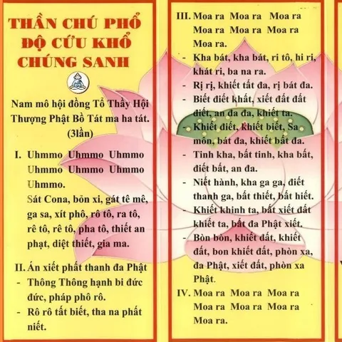 TO26 -  RẤT LINH, THẦN CHÚ PHỔ ĐỘ CỨU KHỔ CHÚNG SANH 2 MẶT VÀNG 841706