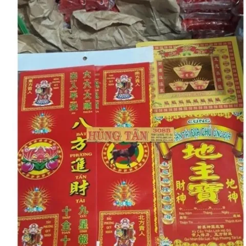 Bộ Giấy Cúng Thần Tài Ông Địa Đài Loan Việt Hóa Sỉ Lẻ 841710