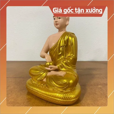 Tôn Tượng Thánh Tăng Sivali Ngồi 21cm Nhiều Màu Nhựa Composite NHIỀU MẦU 841727