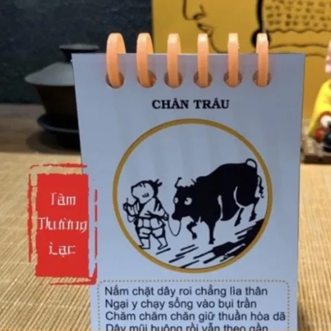 Bộ tranh thiền tông Phật giáo 10 trang bỏ túi xem để suy ngẫm hàng ngày