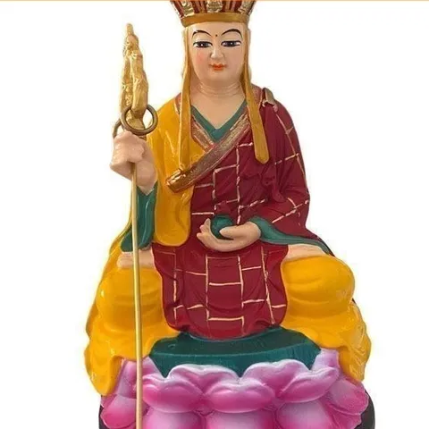 Tôn Tượng Địa Tạng Vương Bồ Tát cao 17 cm màu vẽ 841739