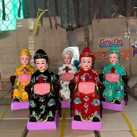 5 Tượng Mẹ Ngũ hành Nương Nương Đất Nung Bài Vị cao 40cm (có bán lẻ) 841778