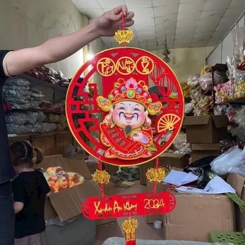 Dải Treo Thần Tài Lắc Đầu Gọi Tài Lộc TRANG TRÍ TẾT 2024 841791