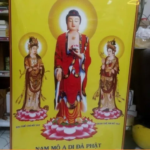 TRANH CUỘN ĐẸP 40cm x 60cm: THIÊN THỦ, ĐỊA TẠNG,TAM THÁNH ĐỨNG,TÌNH MẸ, ĂN CHAY, LỜI MẸ DẶN, TÌNH MẸ 841799