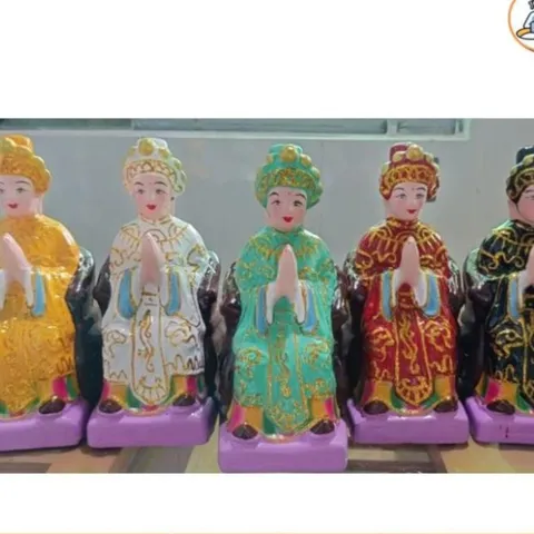 TƯỢNG ĐẤT NUNG tượng Ngũ hành 27cm nương nương HOẢ TỐC 841794