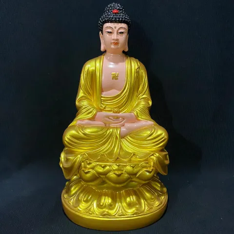 Bộ tượng phật Tam Thánh Tây Phương ngồi 30cm MÀU VÀNG  COMPOSITE 841803