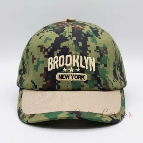 BaimCorner/Mũ lưỡi trai cho bé 1-3 tuổi thêu Brooklyn, form đẹp, đội êm