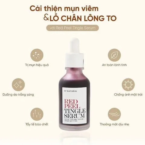 ✨ Red Peel Tingle Serum Tái Tạo Da 50ml - Giao Hàng Nhanh, Tiết Kiệm Thời Gian
