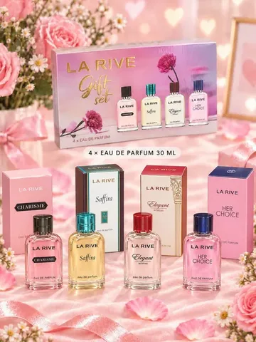 🎁 Set 4 chai La Rive Women's Gift Set EDP nước hoa nữ cao cấp, giao hỏa tốc 4x30ml