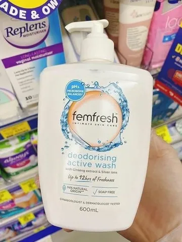 Femfresh deodorising active wash ⭐ml( trắng)