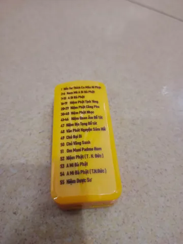 Máy niệm Phật đeo cổ 55 bài kèm cốc sạc (có khe cắm thẻ nhớ) - Từ 10 có Giá Sỉ