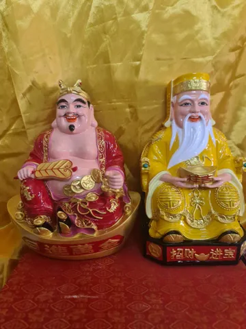 Bộ tượng hai ông Thần Tài-Thổ Địa cao 30cm cực đẹp - TĐ39-500