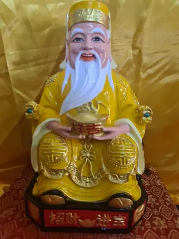 Bộ tượng hai ông Thần Tài-Thổ Địa cao 30cm cực đẹp - TĐ39-500